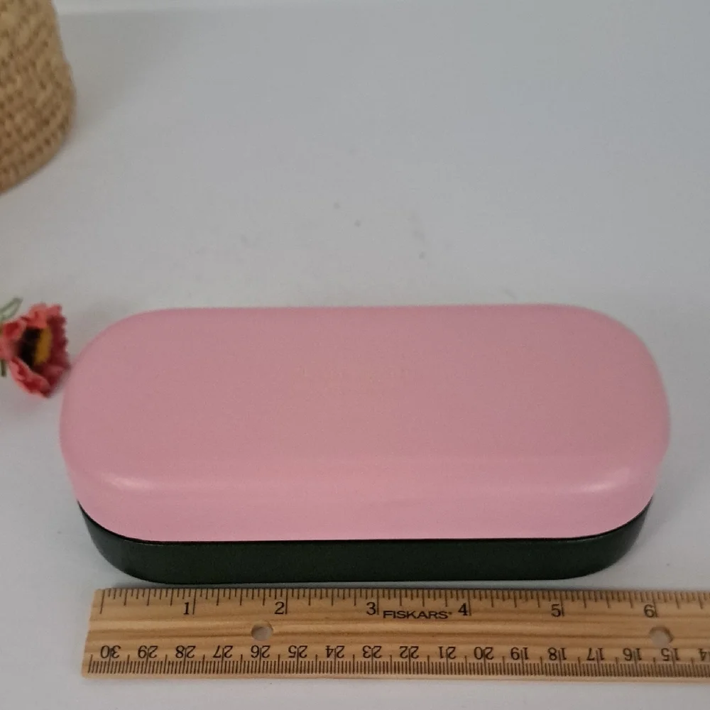 Kate Spade Pink Green Hello Sunshine Hard Shell Glasses Case